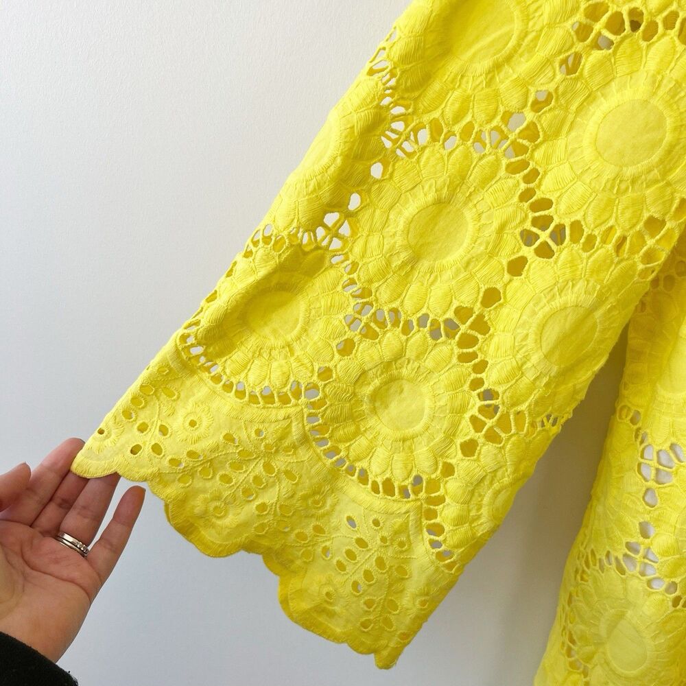 Lilly Pulitzer Mariella Yellow Eyelet Dress - Picture 11 of 15